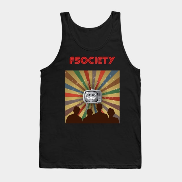 Fuck Society Tank Top by TODDpi